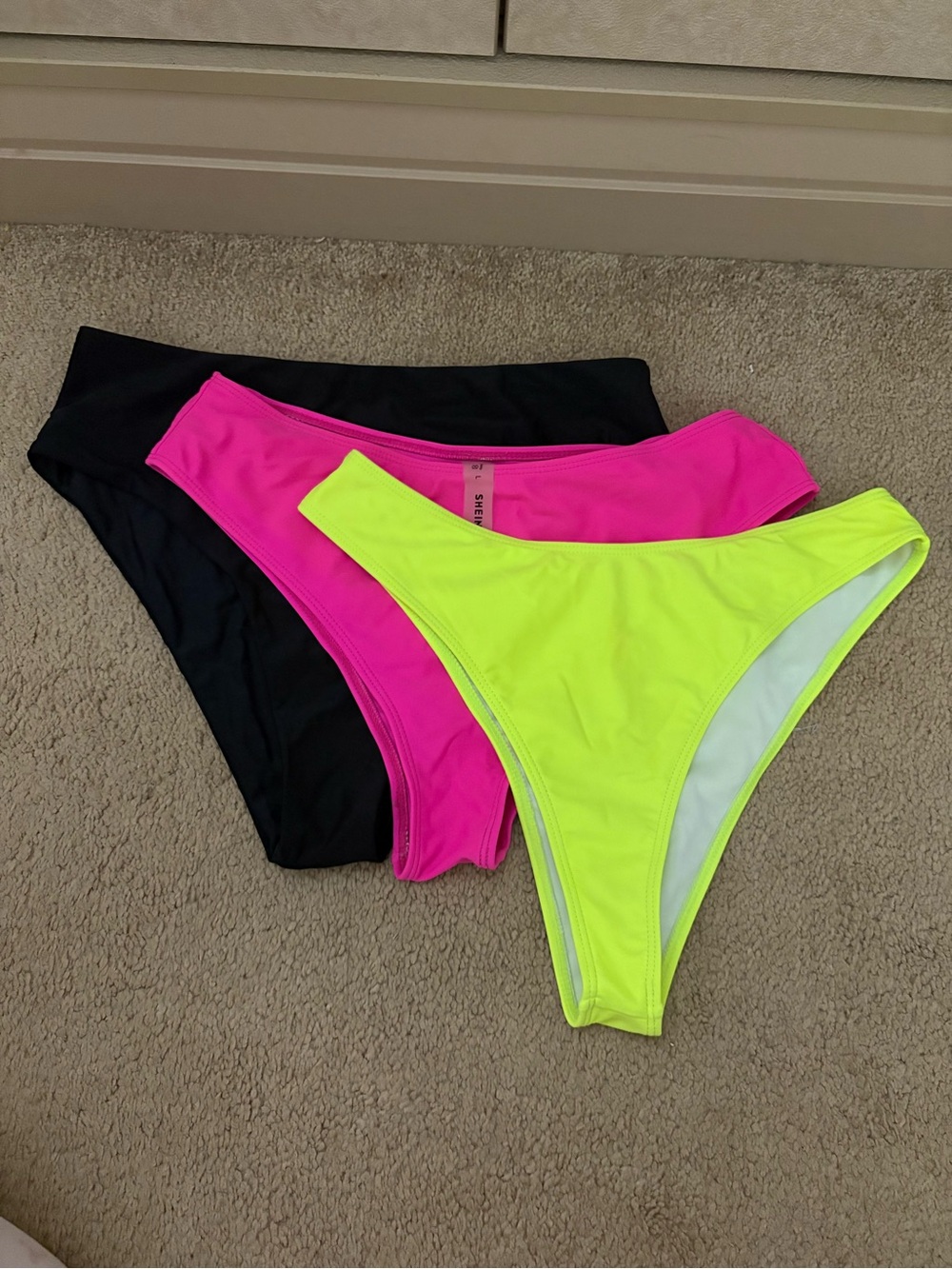 Bundle of High Waisted Bikini Bottoms